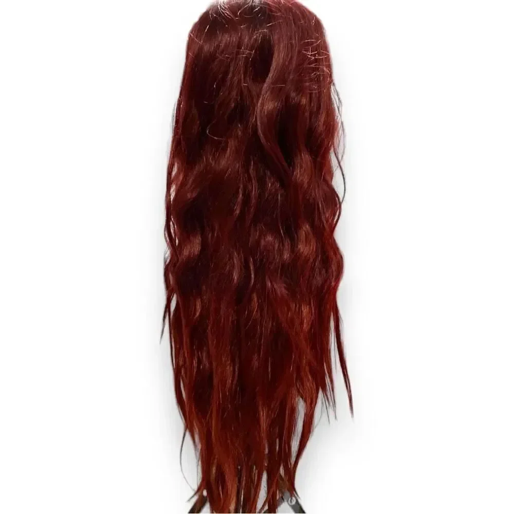 Long Wavy Red Ombre Wig - 28” Heat Resistant Synthetic NWT